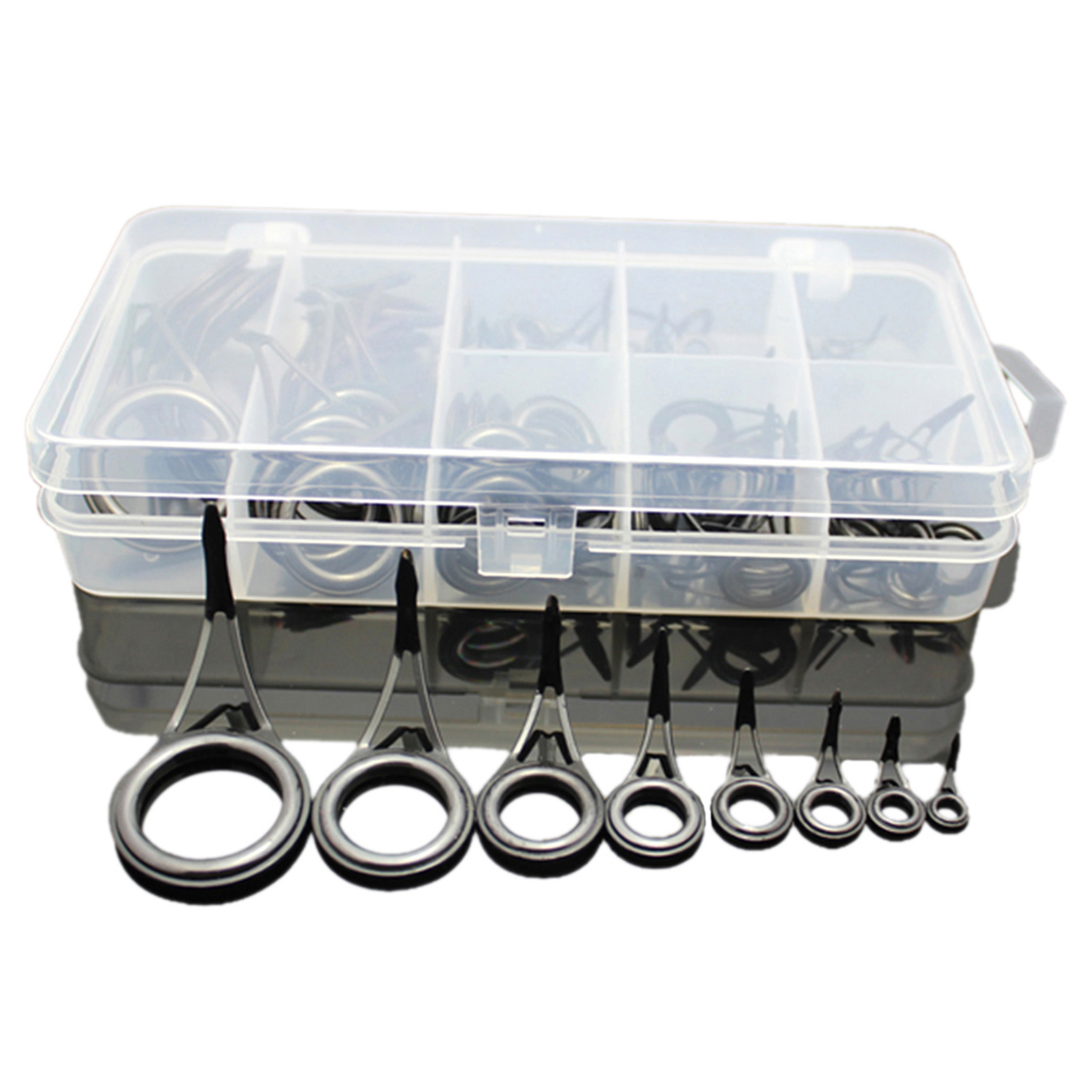 Fishing Rod Repair Kit - 75 pçs vários tamanhos guia de