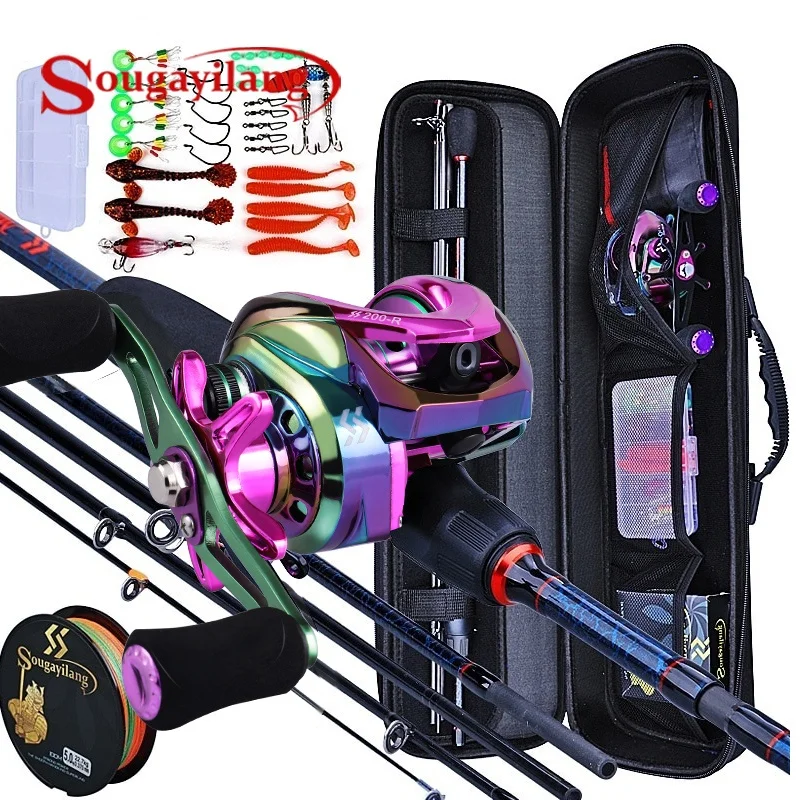 Fishing Rod Combo - Sougayilang varas de pesca e carretéis,