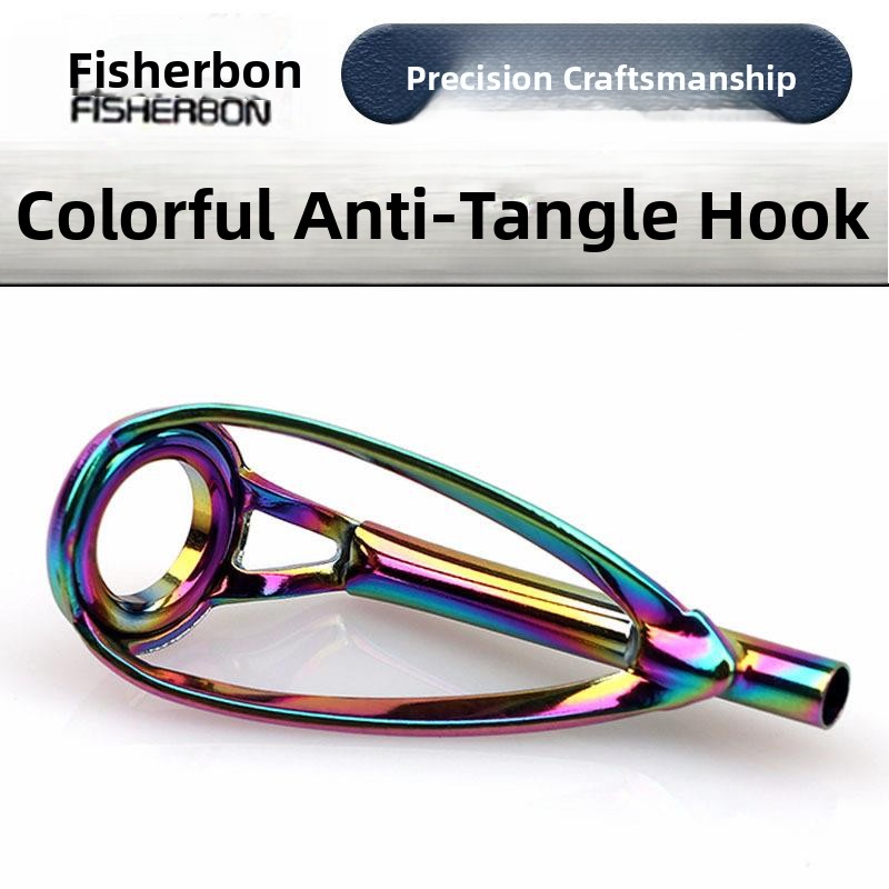 Fishing Rod Travel - Anel Superior Colorido Anti-Emaranhamento, Anel de