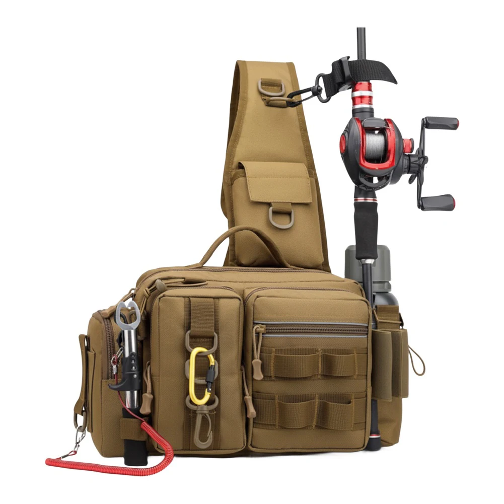 Mochila de pesca com suporte p - Fishing Rod Holder avaliação e preço