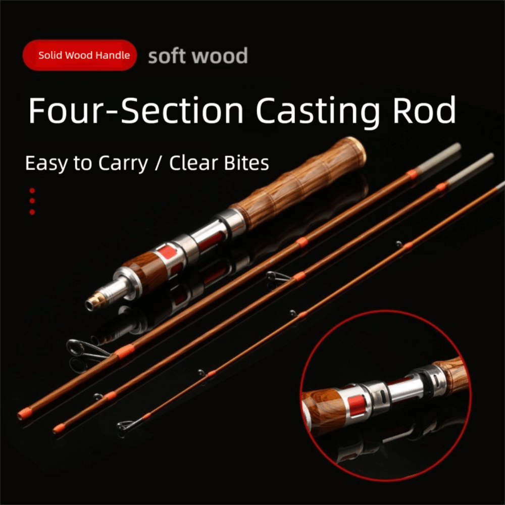 Vara de pesca giratória de 4 s - Fishing Rod Carbon Fiber avaliação e preço