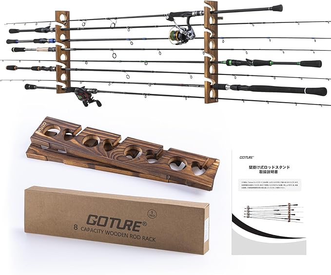 Goture suporte de vara de pesc - Fishing Rod Rack avaliação e preço