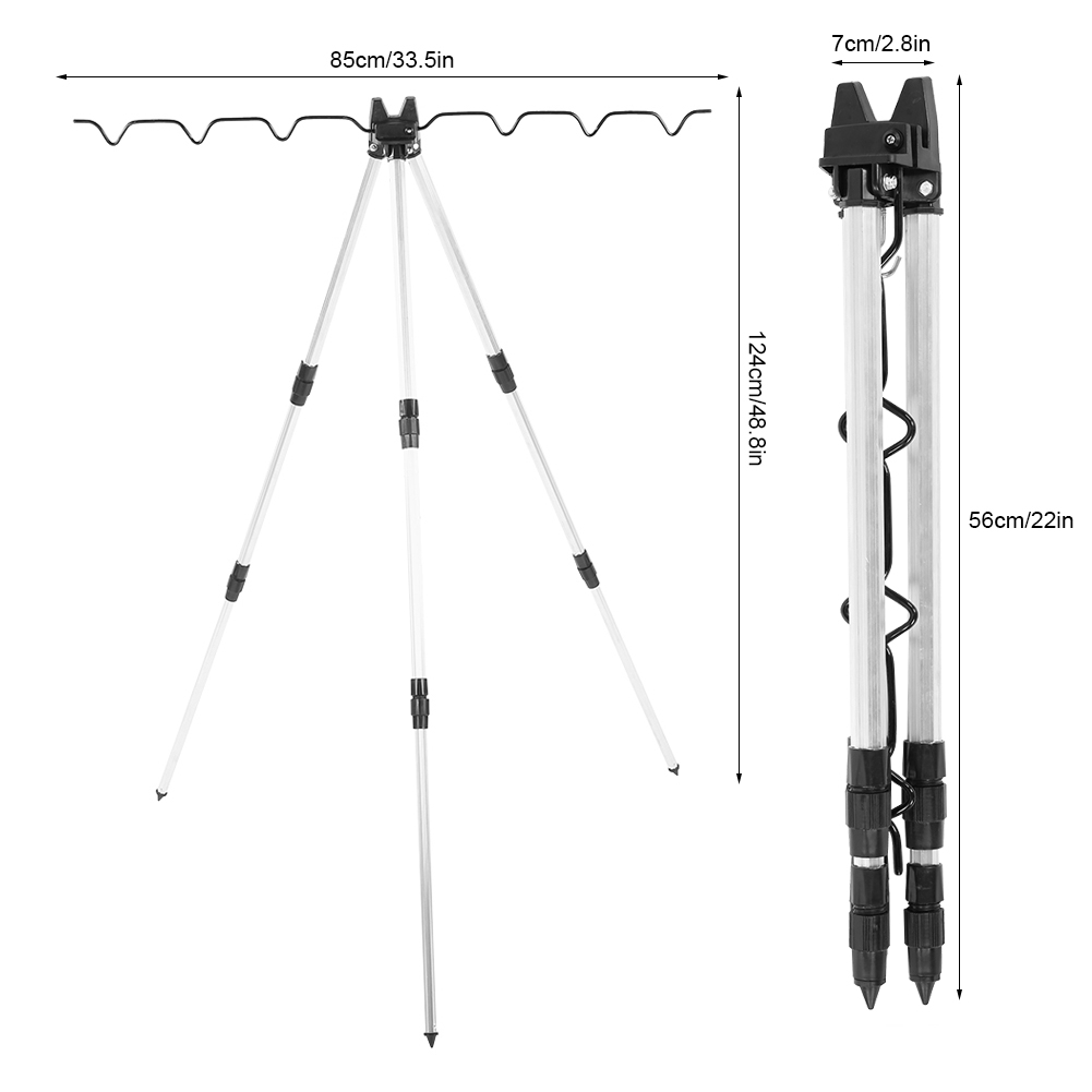 Suportes de Tripé para Varas d - Fishing Rod Casting avaliação e preço