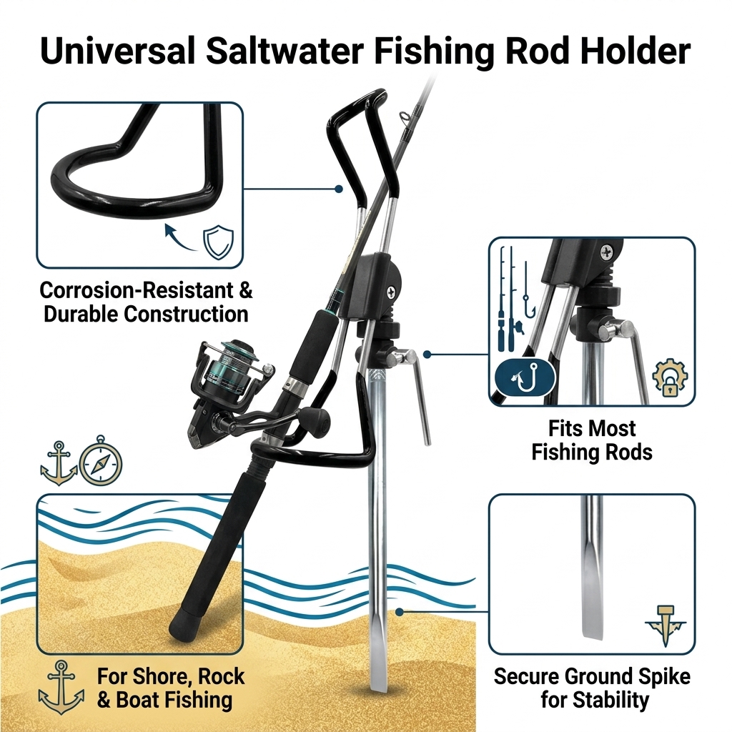 Suporte Universal para Vara de - Fishing Rod Rack avaliação e preço