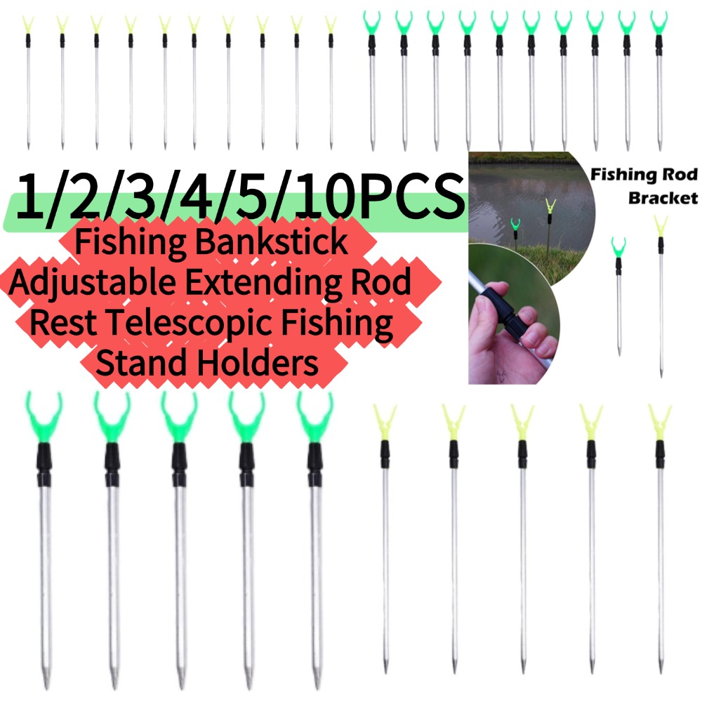 1/5/10 peças*50/80cm Suporte d - Fishing Rod Casting avaliação e preço