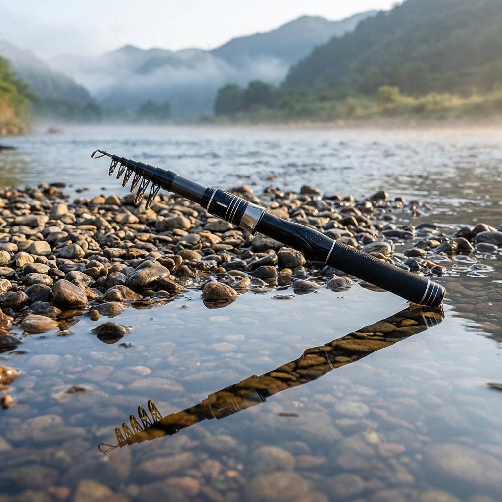 Vara de pesca telescópica ultr - Fishing Rod Casting avaliação e preço