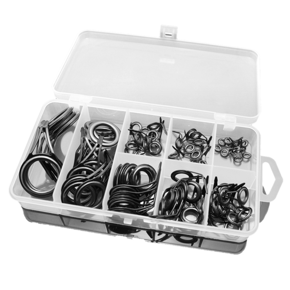 75 pçs vários tamanhos guia de - Fishing Rod Repair Kit avaliação e preço