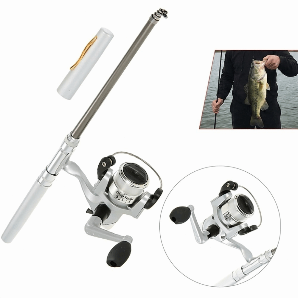 Vara de Pesca Portátil Telescó - Fishing Rod Fly avaliação e preço