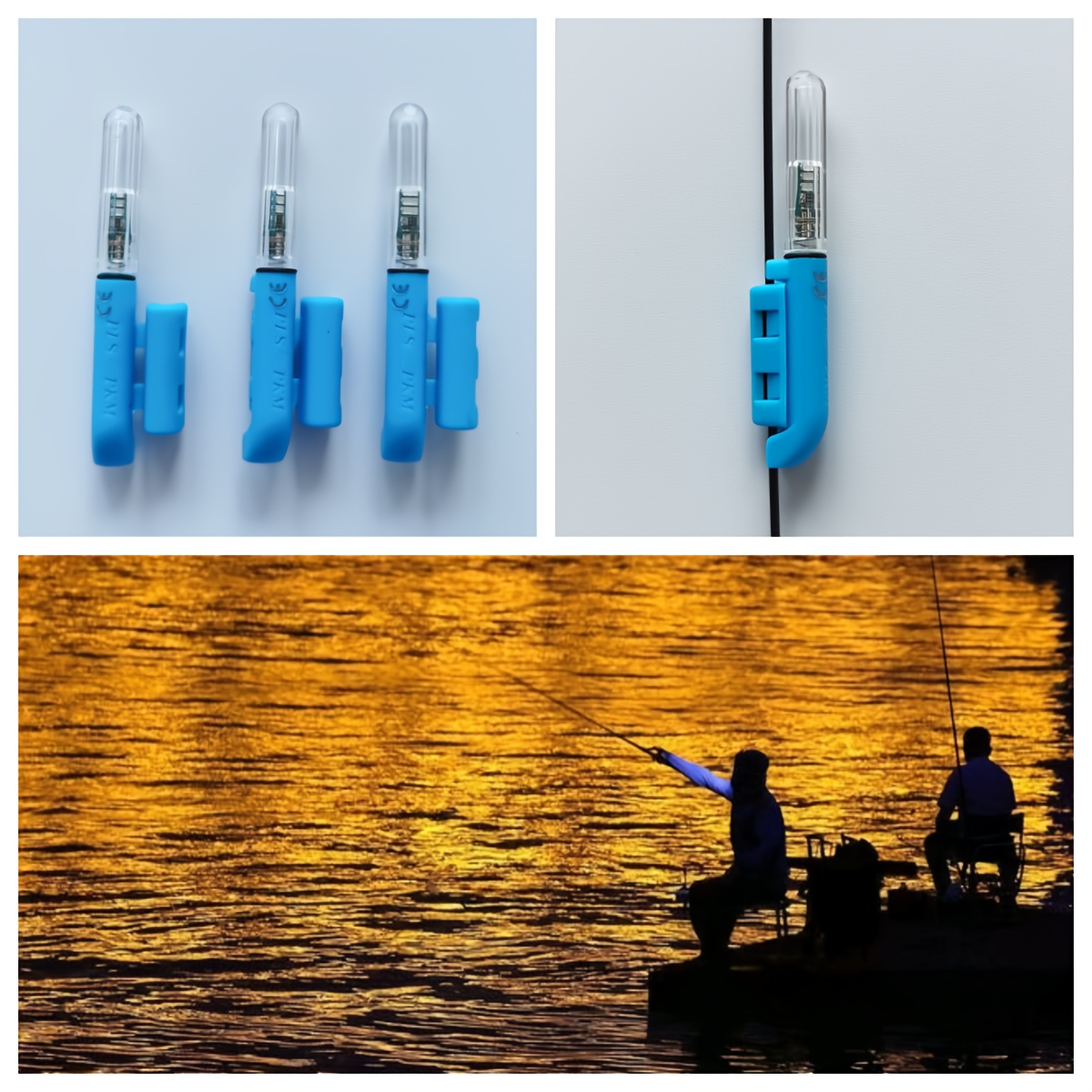 2 Peças Novas Luzes Noturnas p - Fishing Rod Casting avaliação e preço