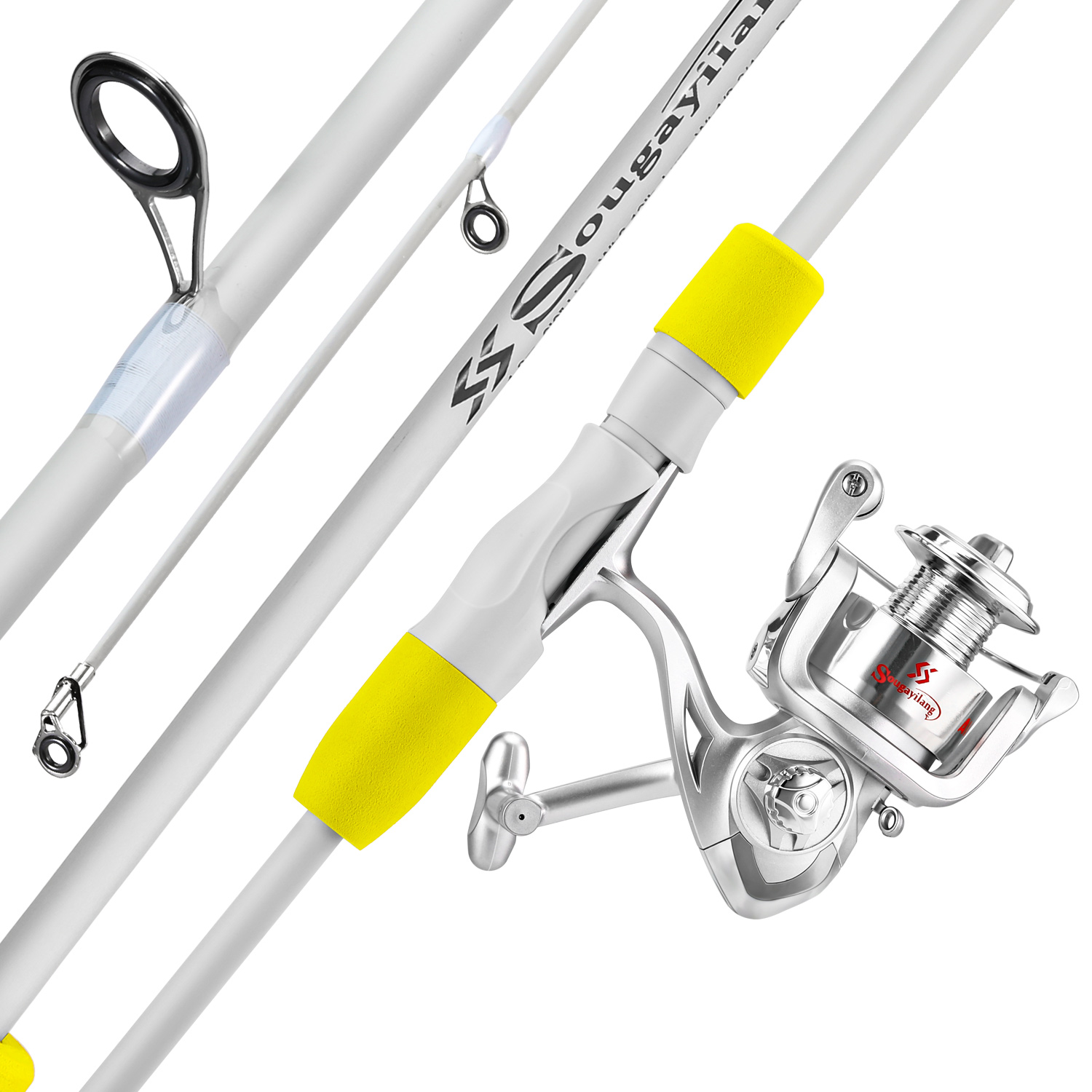 Sougayilang vara de pesca gira - Fishing Rod Carbon Fiber avaliação e preço